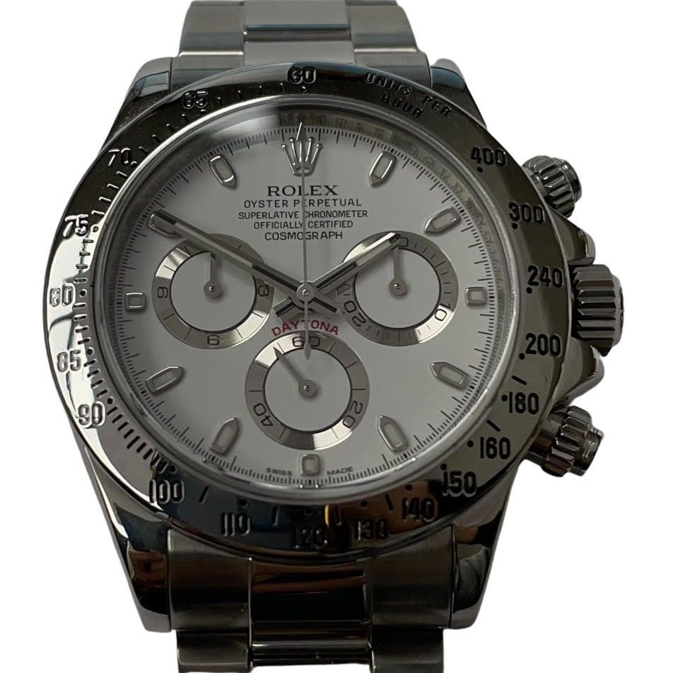 Rolex Daytona Rolex Uhr, Modell "Daytona 116520". Gehäuse aus Stahl . Weißes Zif&hellip;