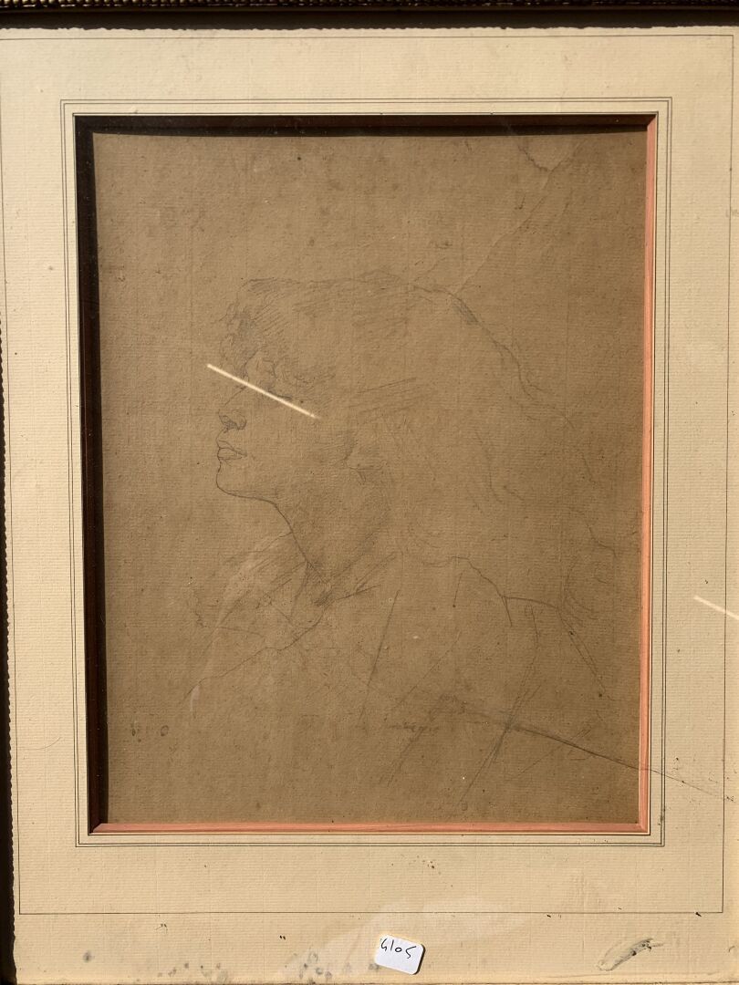 Null Según Eugène Carrière: "Retrato de una mujer

litografía firmada