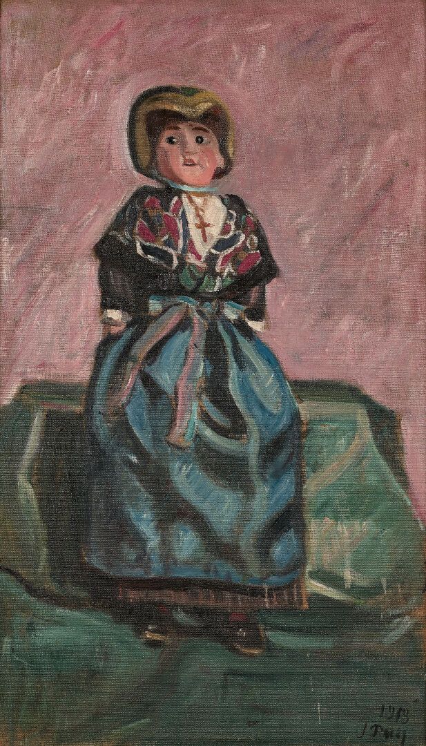 Null 让-皮伊 (1876-1960)

"萨瓦德娃娃" 1919年

布面油画，右下方有签名和日期1919年

52,5 x 31,5 cm

参考文献。&hellip;