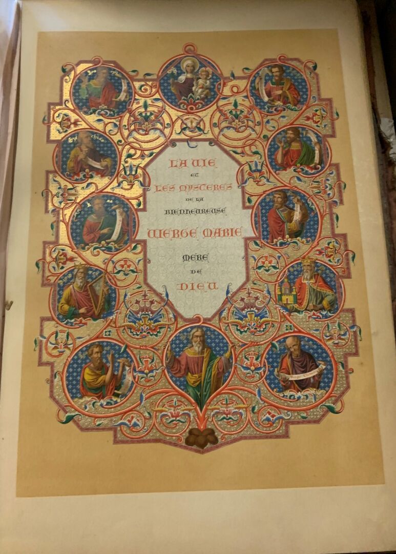 Null La vie et les mystères de la bienheureuse Vierge Marie, Paris, Imprimerie H&hellip;