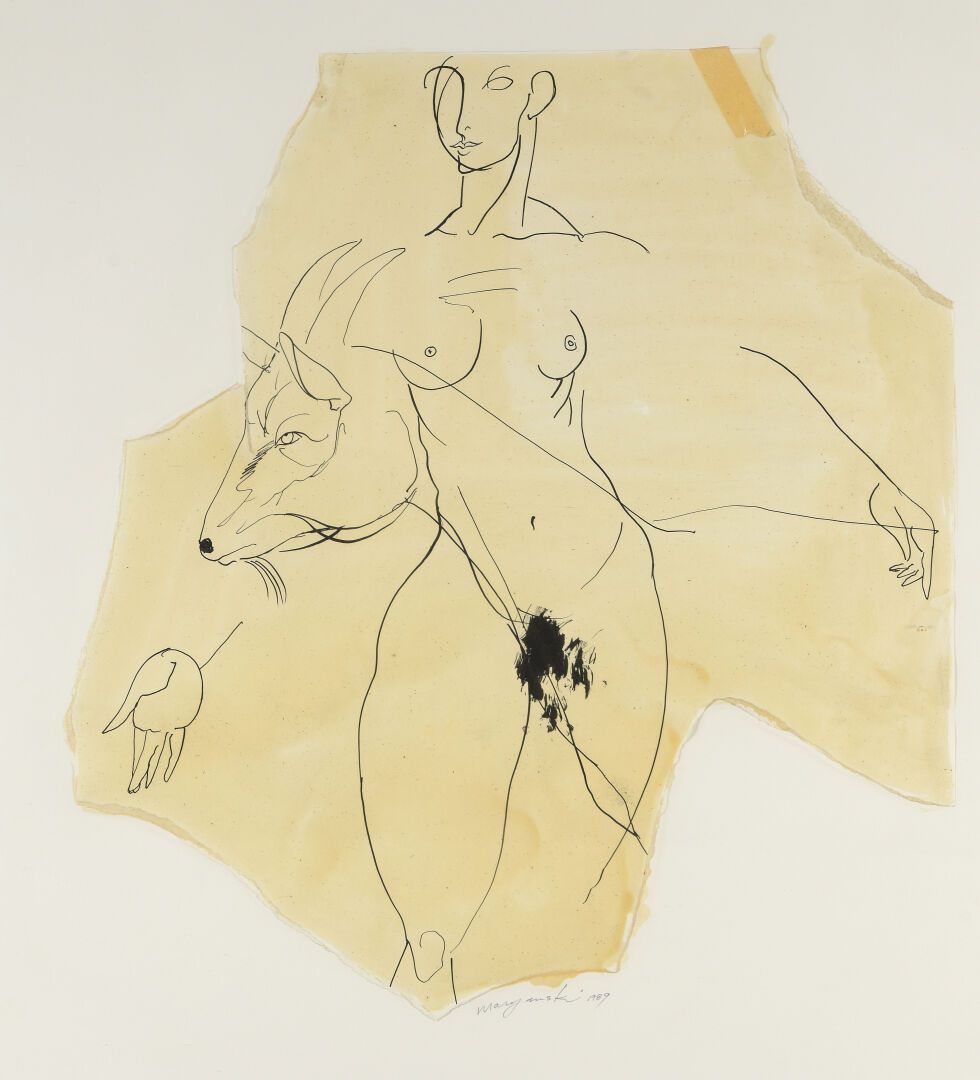 Null MARYANSKI

"La mujer y la cabra", 1989

Técnica mixta, firmada en la parte &hellip;
