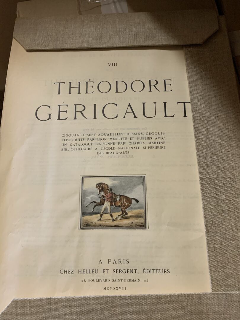 Null 57 acuarelas, dibujos y bocetos de Théodore Géricault reproducidos por Léon&hellip;