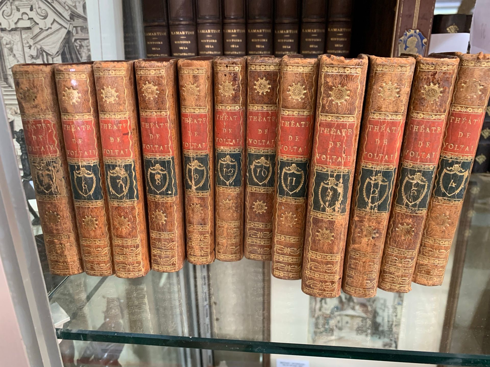 Null Le Théâtre de Voltaire, Toulouse, Broulhiet, 1740. 12 volúmenes