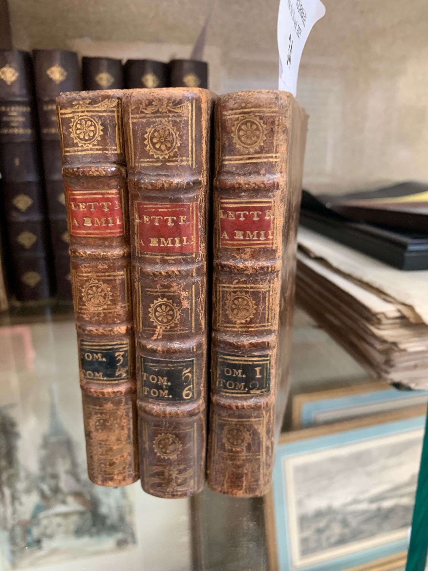 Null Desmoutier. Lettre à Emilie. Paris, Renouard, 1903. 6 tomes en 3 volumes