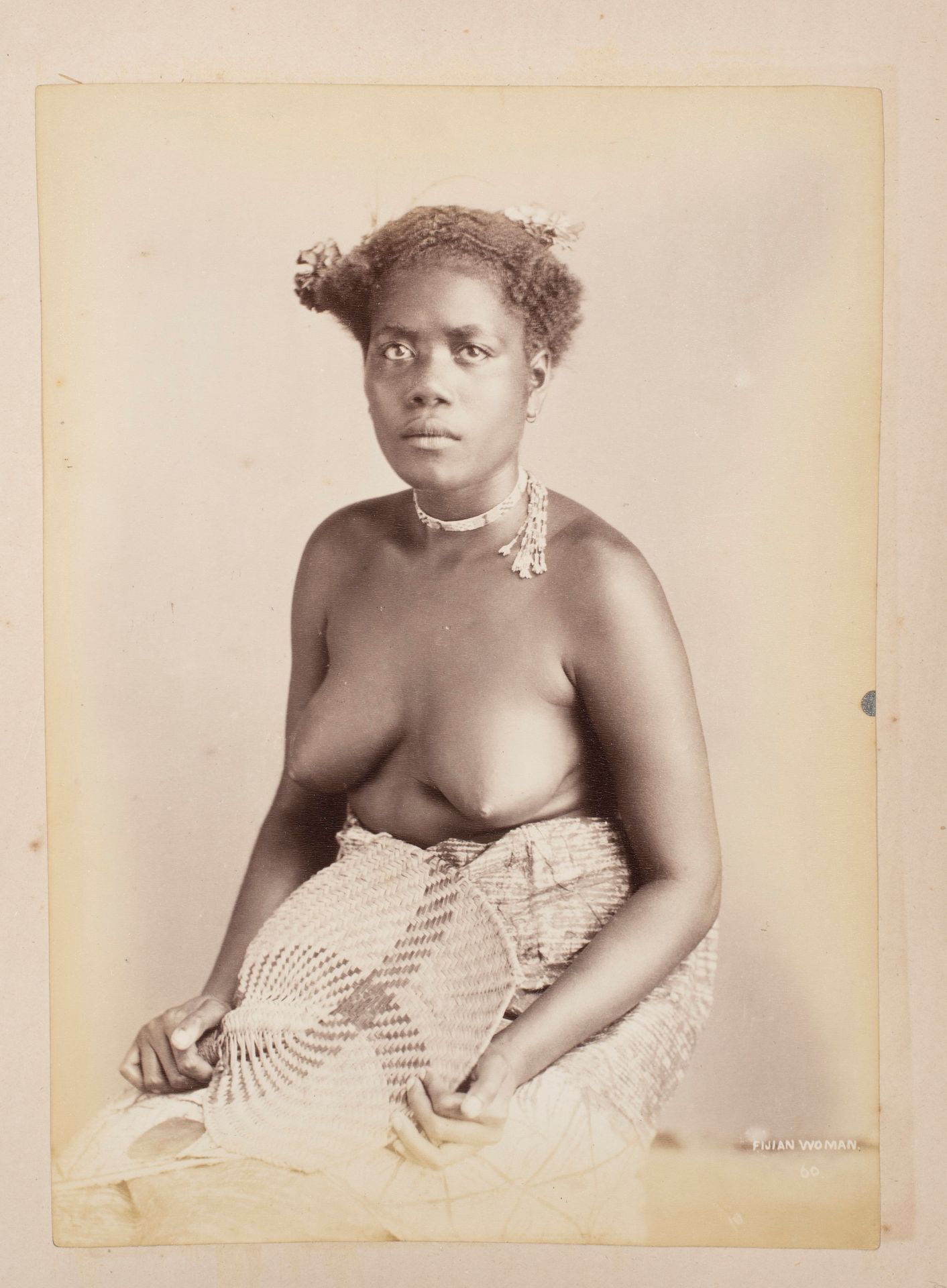Null Photographe non identifié (Studio des Burton Brothers?), îles Fidji. Quatre&hellip;