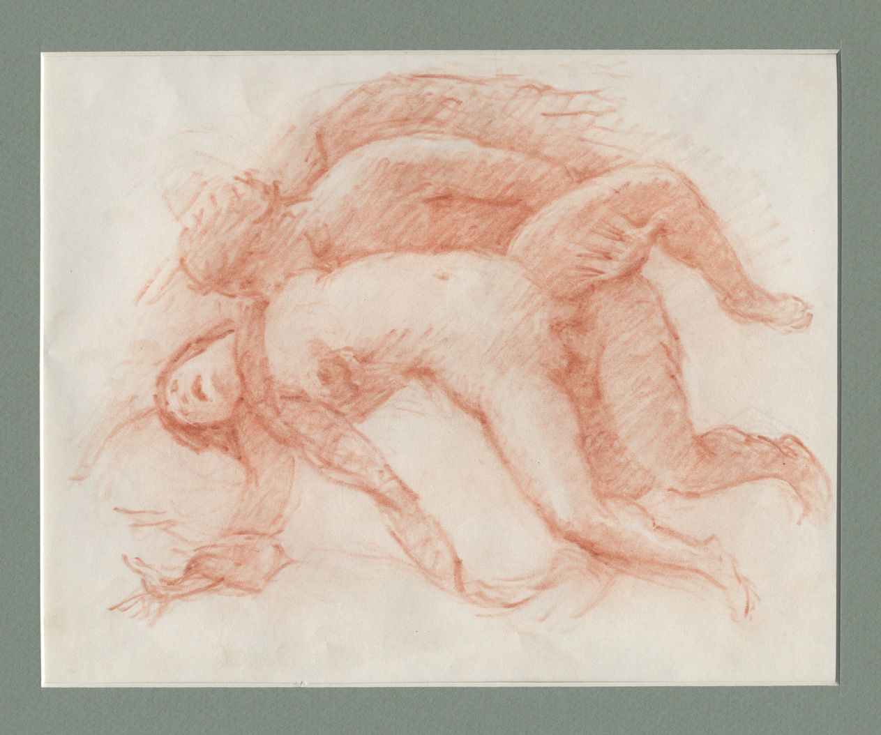 Null 理查德-吉诺（1890-1973）。6幅红色粉笔画，大小不一。当奥古斯特-雷诺阿因变形的风湿病而致残时，他要求理查德-吉诺为他创作雕塑作品。这位年轻的&hellip;