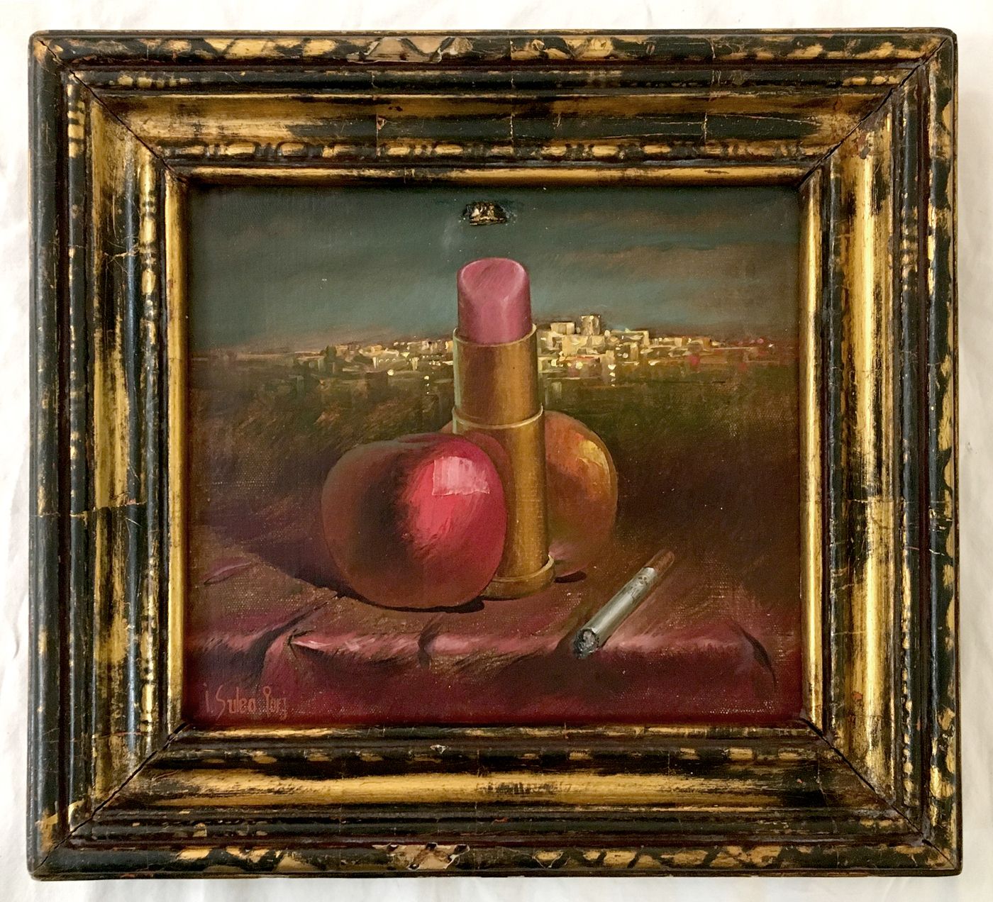 Null Ion SULEA-GORJ (born in 1937). Still life, circa 1960. Oil on canvas, 22 x &hellip;