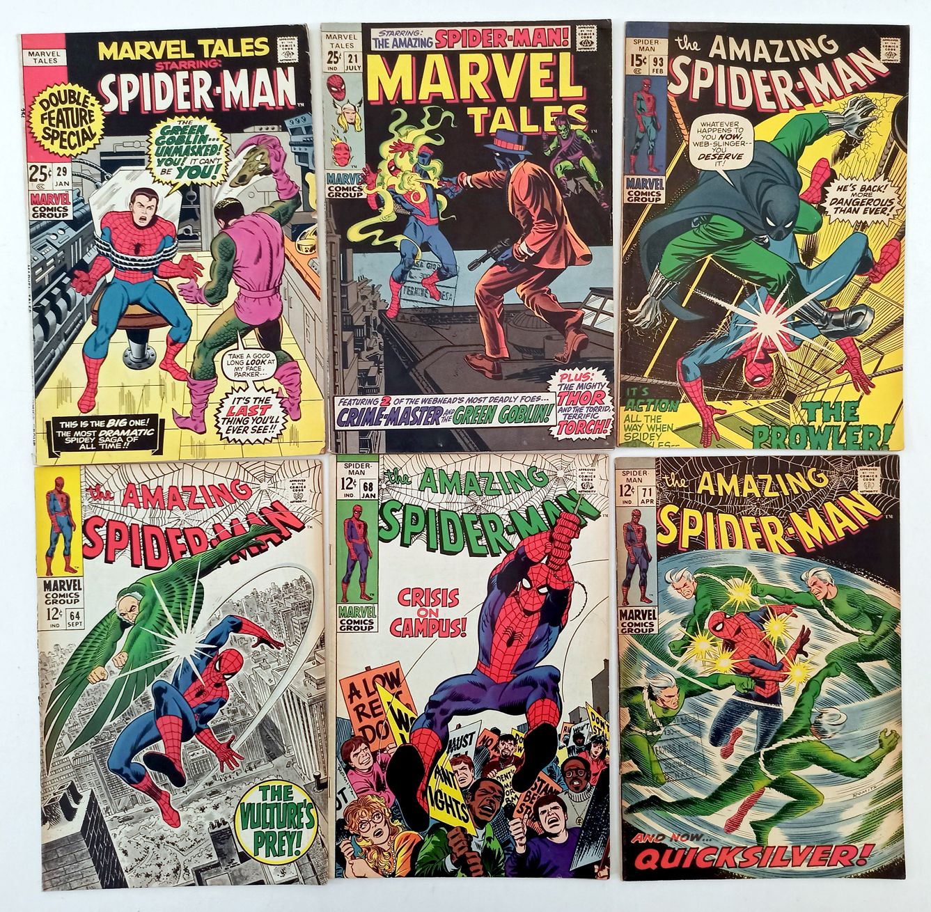 Null [MARVEL COMICS DIVERS] THE AMAZING SPIDER-MAN. Marvel comics. 14 numéros du&hellip;