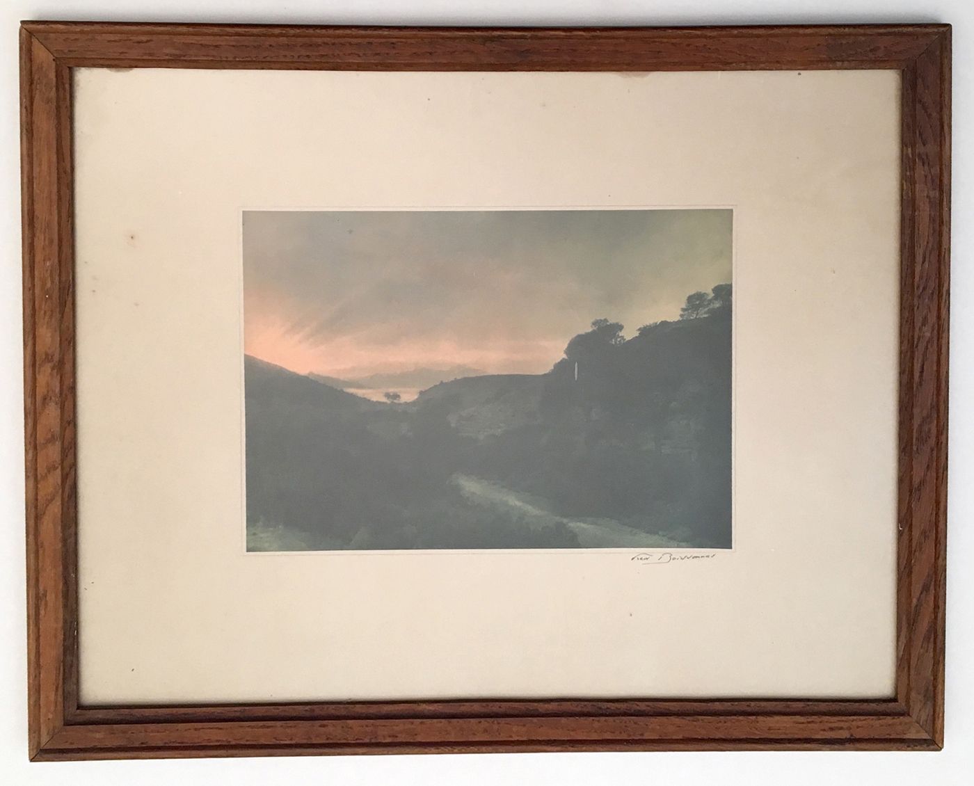 Null Frédéric BOISSONNAS (1858-1946). Paesaggio di montagna, 1930 circa. Eliogra&hellip;