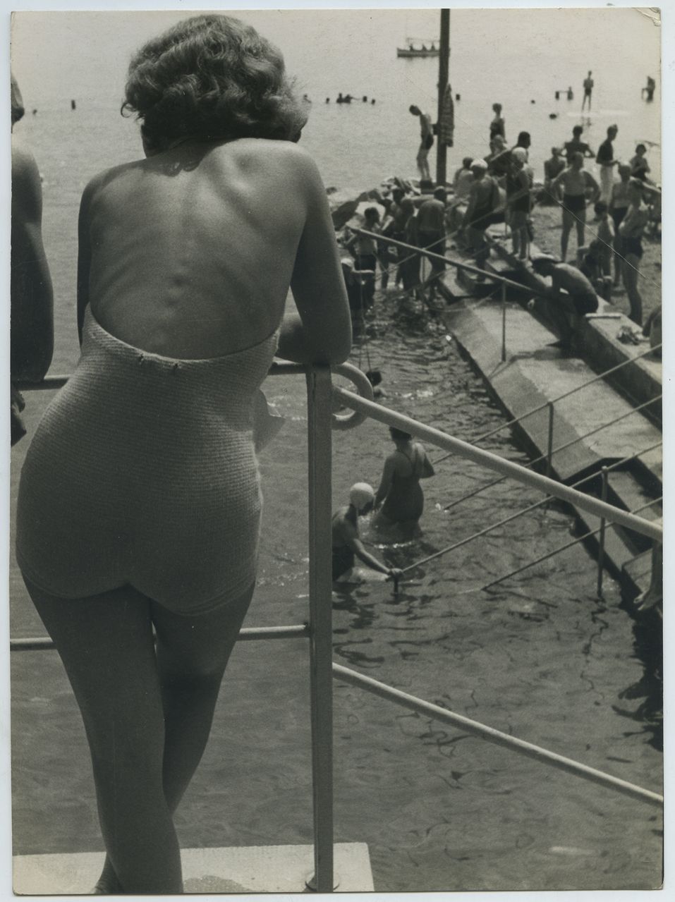 Null Bruno STÉFANI (1901-1978). Bord de mer, les premiers congés payés, 1936. Ép&hellip;