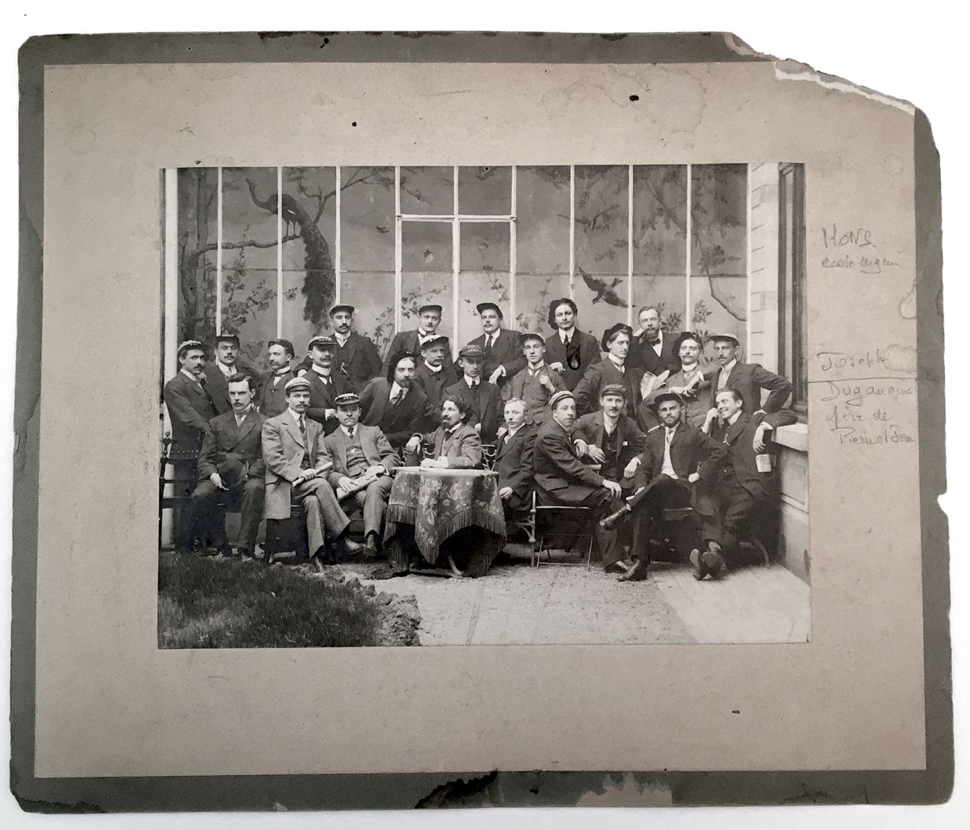 Null BELGIQUE. École d'ingénieur, Mons, vers 1870. Épreuve argentique d'époque, &hellip;