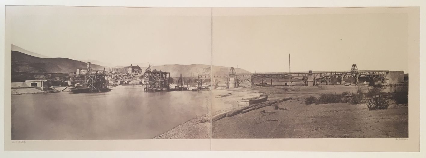 Null Edouard Denis BALDUS (1813-1889). Panorama de la Voulte, 1861. Epreuve d'ép&hellip;