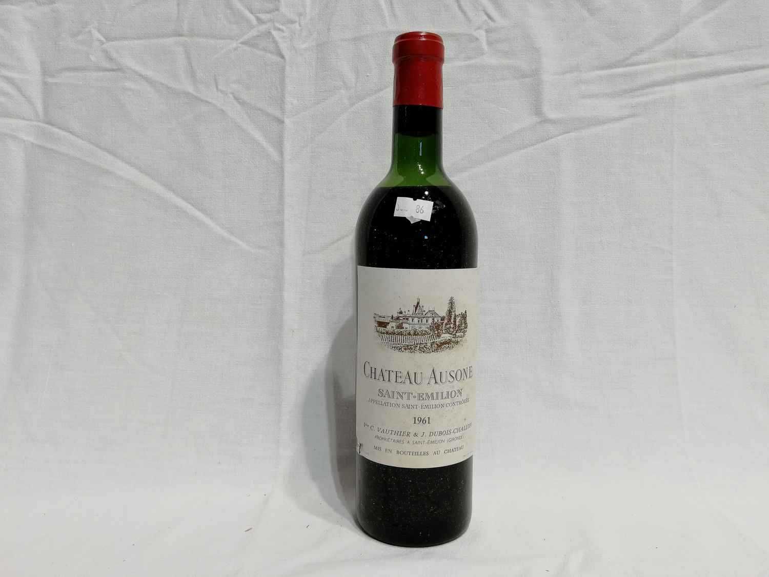 Null 1 Botella Château AUSONE 1961 1GCC A - SAINT-EMILION Nivel Alto