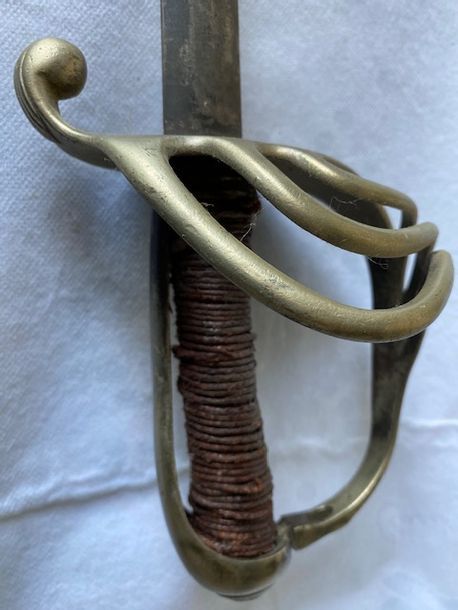 Null 1 Kavalleriesäbel Typ Châtellerault 1890 - beschädigte Klinge - sehr guter &hellip;