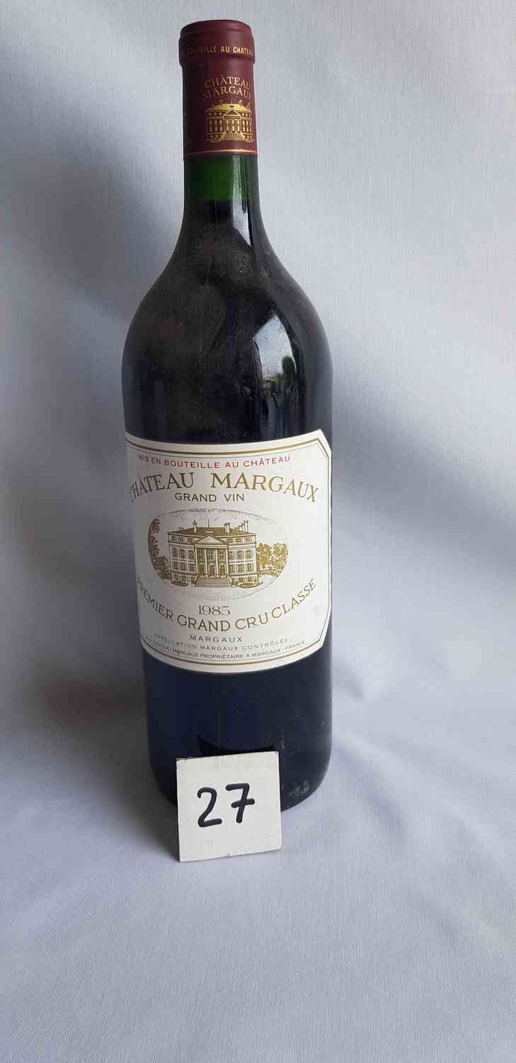 Null 1 magnum Château MARGAUX 1985. 1°GCC MARGAUX. Una presentación perfecta.