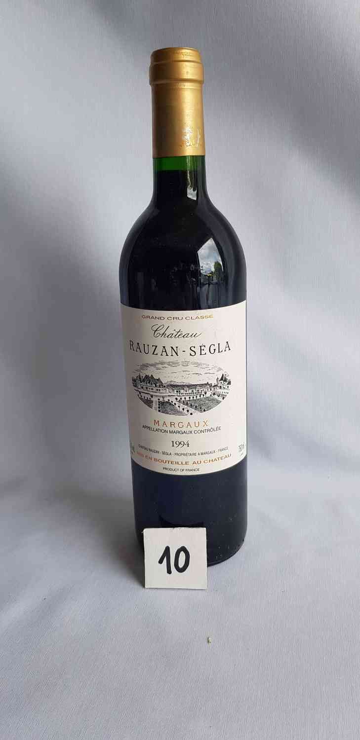 Null 1 bouteille château RAUZAN-SEGLA 1994. 2° GCC MARGAUX. Présentation parfait&hellip;