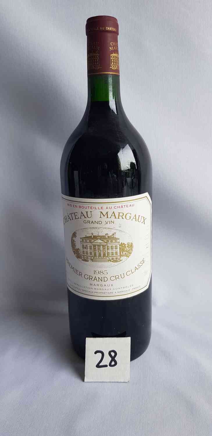 Null 1瓶MARGAUX酒庄1985年葡萄酒。1°GCC MARGAUX。完美的演示。