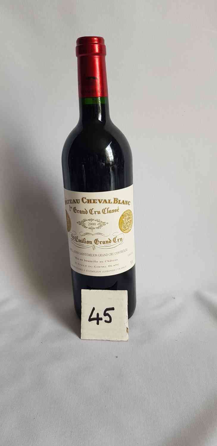 Null CHEVAL BLANC酒庄2000.1° GCC SAINT EMILION 1瓶。 漂亮的演示。