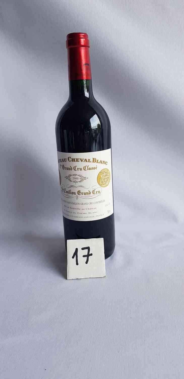 Null 1 Flasche Château CHEVAL BLANC 2000.1° GCC SAINT EMILION. Schöne Präsentati&hellip;