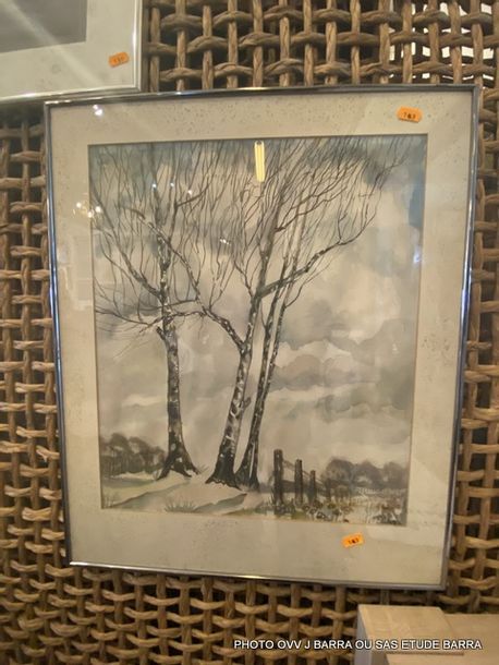 Null Watercolor "Landscape" T Gercles