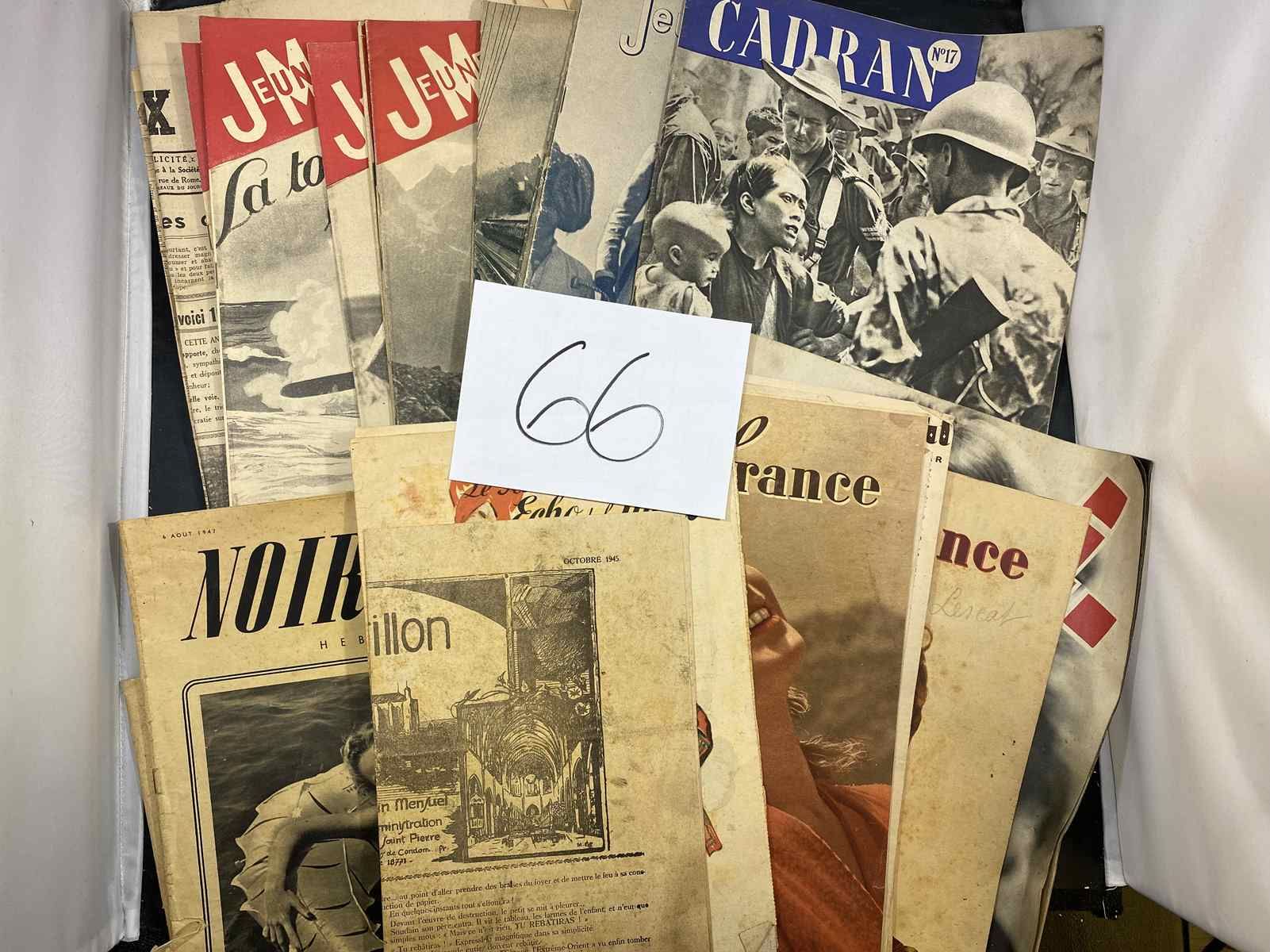 Null 很多杂志和青年杂志杂志11期1938/1939各种杂志从1945/1947年：Cadran, noir et blanc, le carillon, &hellip;