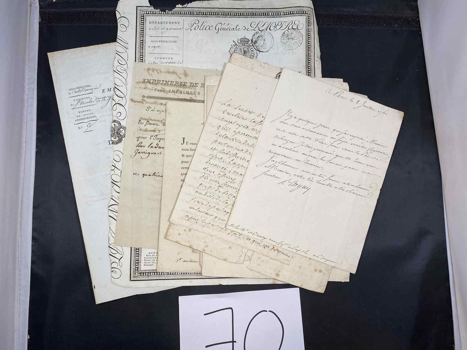 Null LOT OF VARIOUS DOCUMENTS CONCERNING THE LOT, LOT ET GARONNE AND HAUTE GARON&hellip;