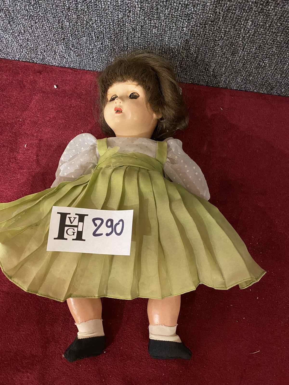 Mise à prix 30 € 1个SFBJ PARIS纸糊的头娃娃，尺寸为3号