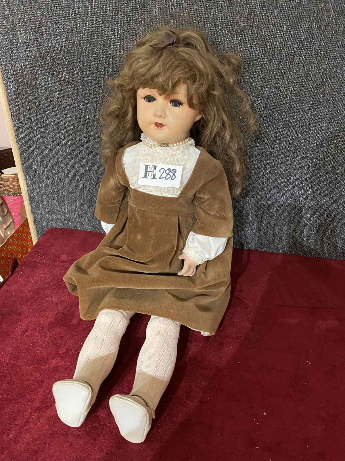 Mise à prix 100 € 1 Puppe Größe 12 PARIS 301 - offener Mund - Kopf aus Pappmaché