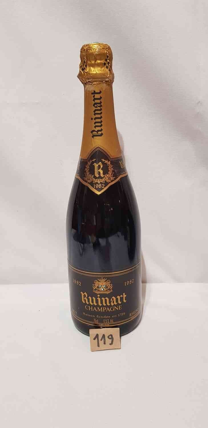 Null 1 bouteille RUINARD 1982 CHAMPAGNE.