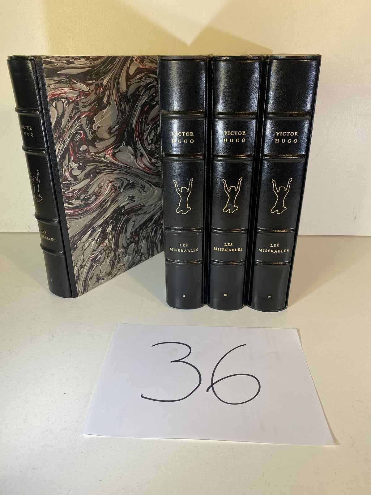 Victor Hugo - Les Misérables - 4 Volumes - Ed. A. Sauret - n°378 - 1983 - Format&hellip;