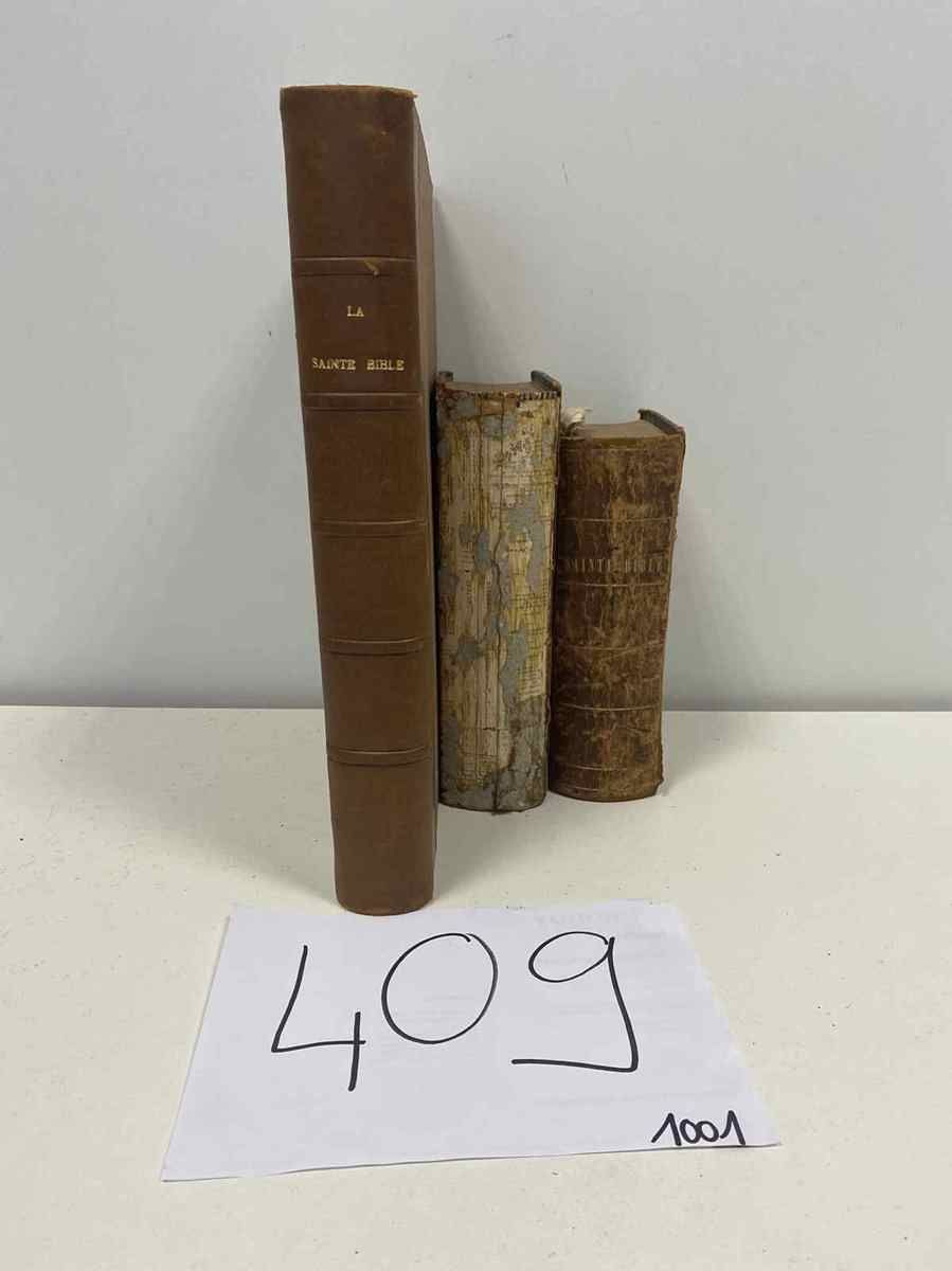 Null 1- 圣经-巴黎-1866-A.的版本。Perret-gentil - format: small in-8°.

2- 《圣经》- STEREOTY&hellip;