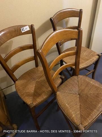 Null 3 Louis Philippe chairs with straw seat
