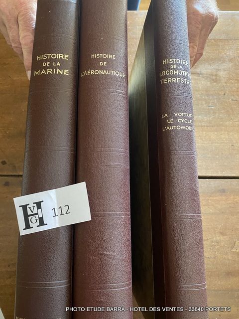 Null 3 Livres - Histoire de la Locomotion Terrestre 1936 - Histoire de l'aéronau&hellip;