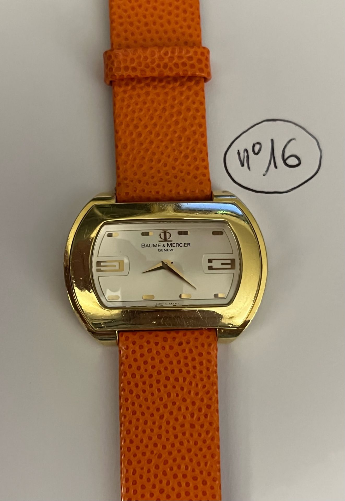 Mise à prix 1890€ Gelbgold Uhr, signiert - BAUME & MERCIER - Hampton Spirit - Si&hellip;