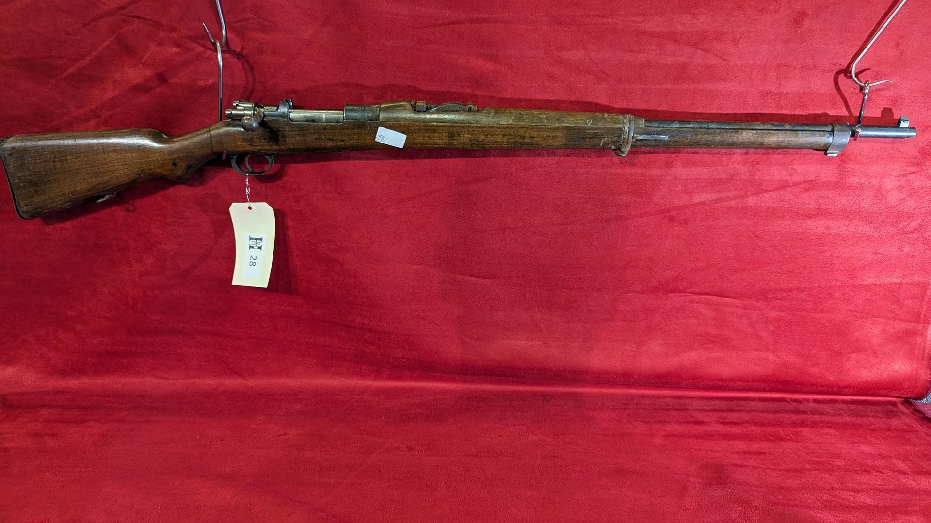 Null Türkisches Mauser-Gewehr Modell 1903, Kaliber 7,65 x 53, 740 mm gezogener L&hellip;