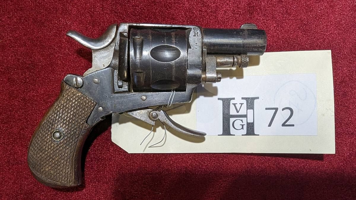 Null British Bulldog type pocket revolver, .320 caliber, 40 mm barrel, six-chamb&hellip;