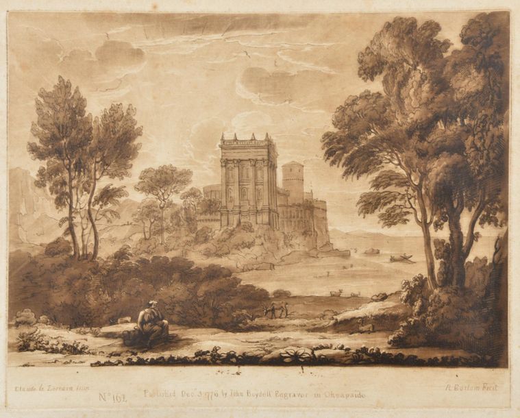 Null D'après Claude LE LORRAIN - Richard Earlom (1743-1822) graveur - John BOVDE&hellip;