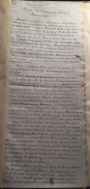 Null Alexandre DUMAS père (1802-1870). MANUSCRIT autographe, [Le Caucase, 1859] &hellip;