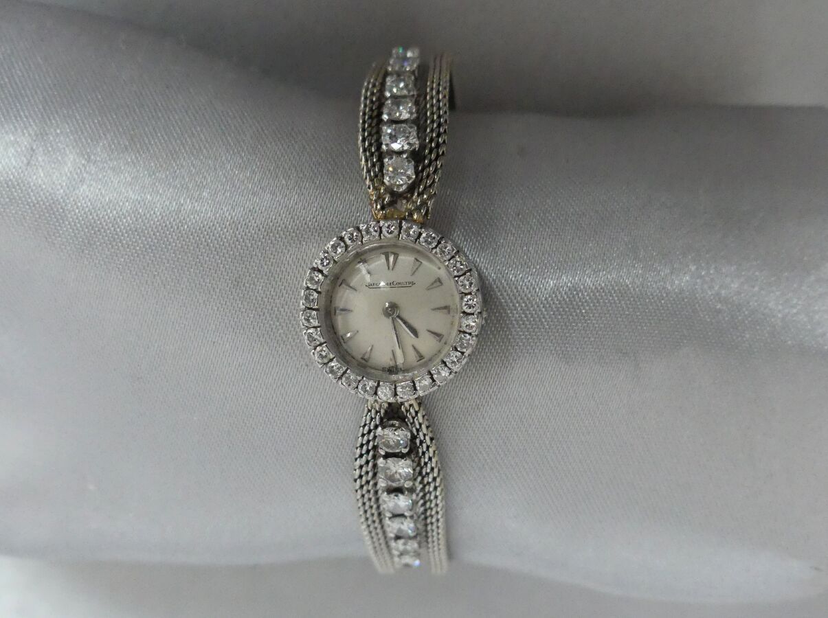 Null OROLOGIO da donna JAEGER LE COULTRE in oro bianco 750 millesimi e platino, &hellip;