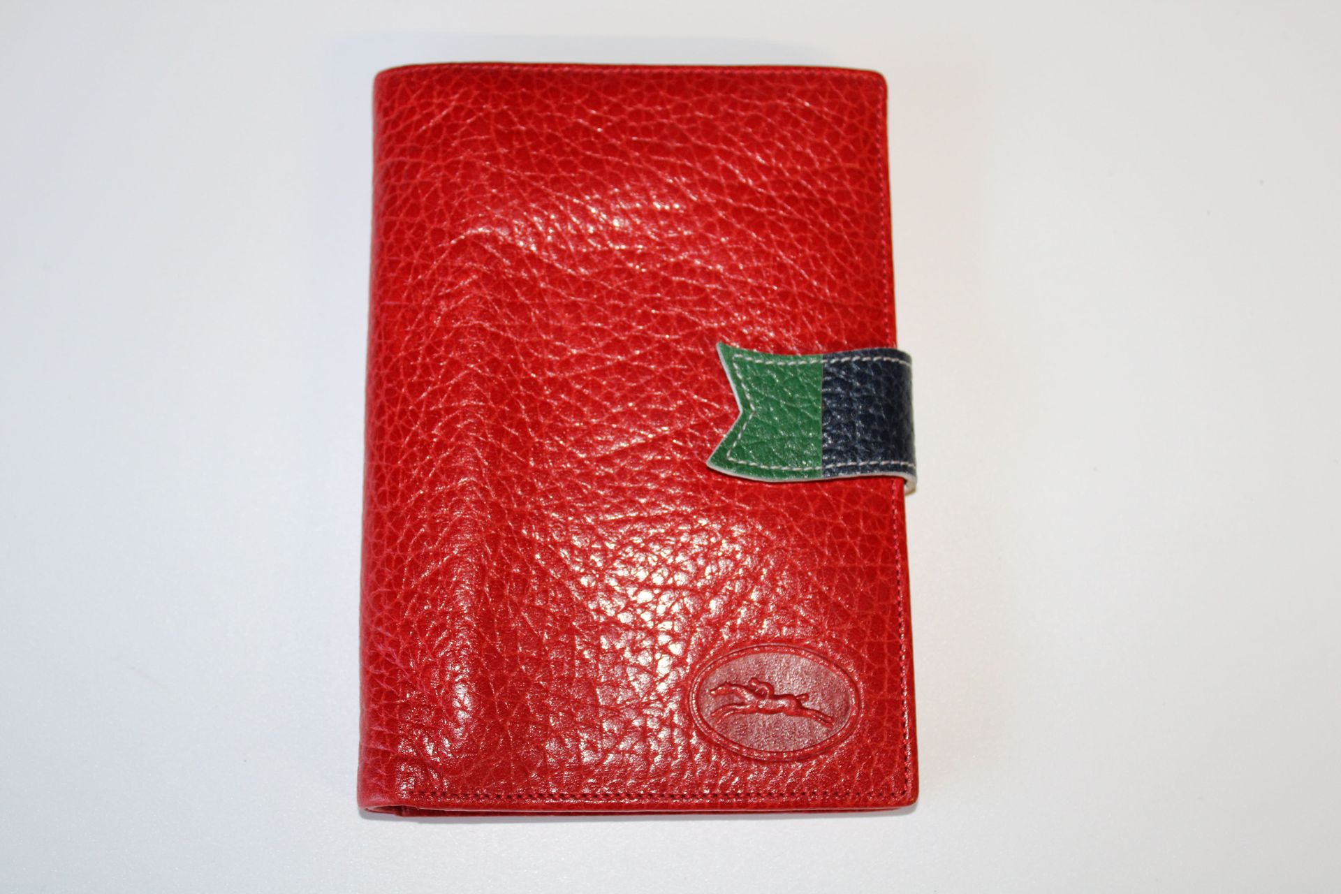 LONGCHAMP Red leather wallet 11,5 x 14,5 with its box