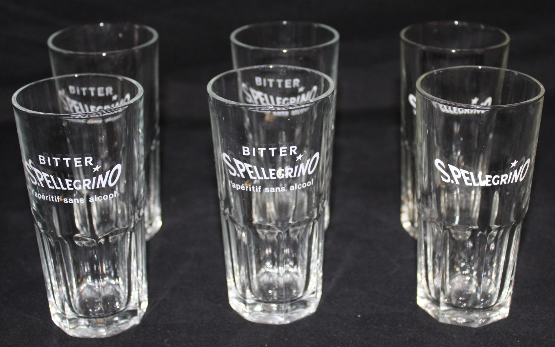 Null Six glasses "BITTER S.PELLEGRINO The aperitif without alcohol", 4+2, in goo&hellip;