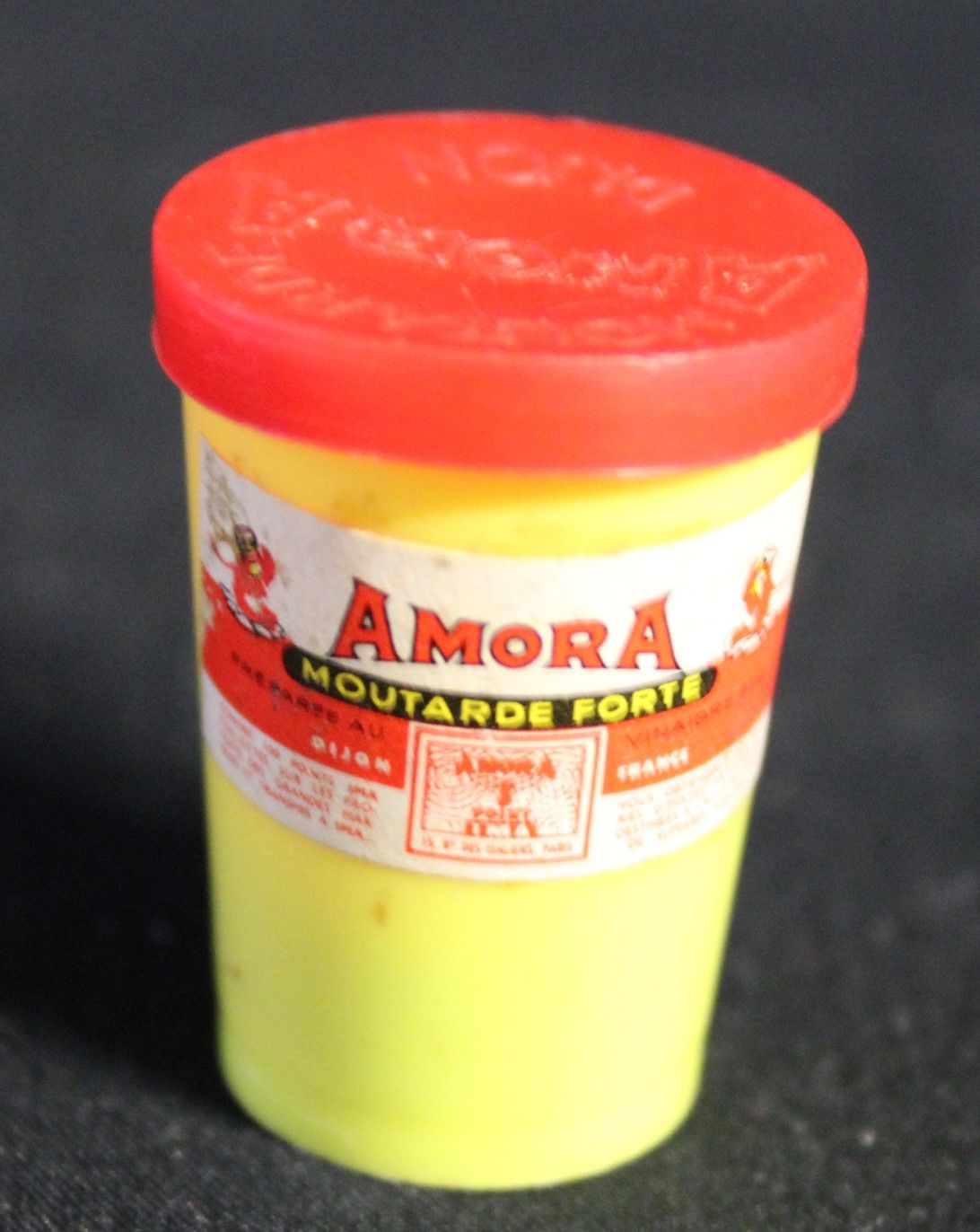 Null Mini mustard pot AMORA DIJON, plastic, 3,4x2,5