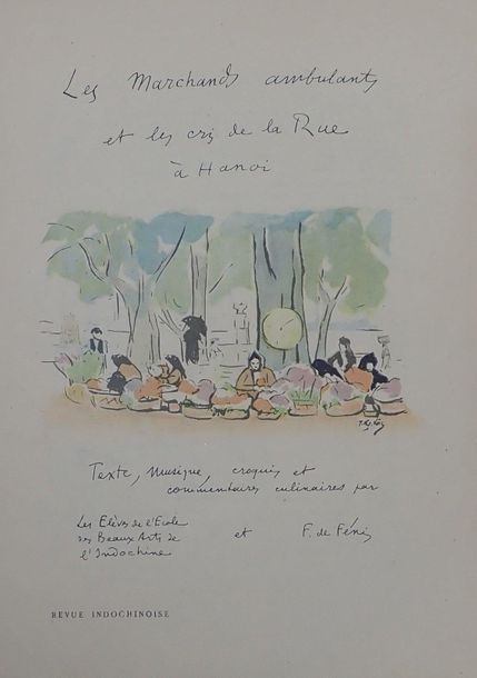 Null 1929. ELEVES DE L'ECOLE DES BEAUX-ARTS DE L'INDOCHINE

(LE PHÔ, THO NGOC VA&hellip;