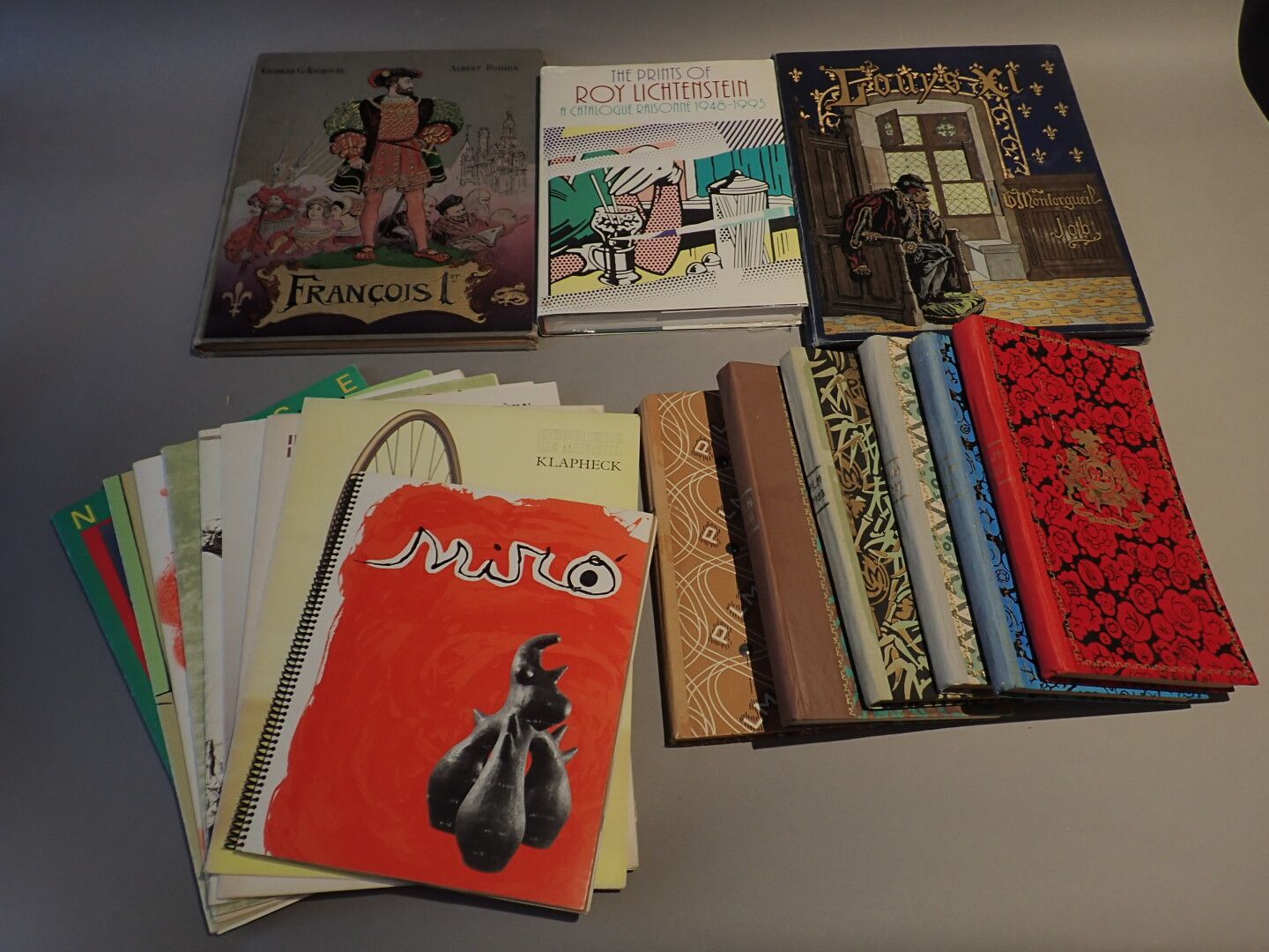 Null 一套日记PLM 1925-1926-1927-1930-1931一套关于艺术史和历史的各种作品（专著、米罗、弗朗索瓦一世......）附后。