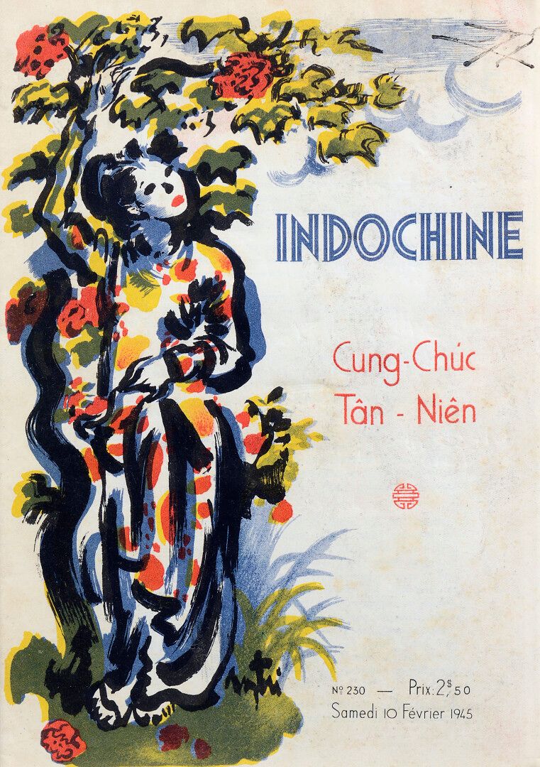 Null Nguyen Gia Tri.

Very rare Indochine magazine of October 26, 1944, with a t&hellip;