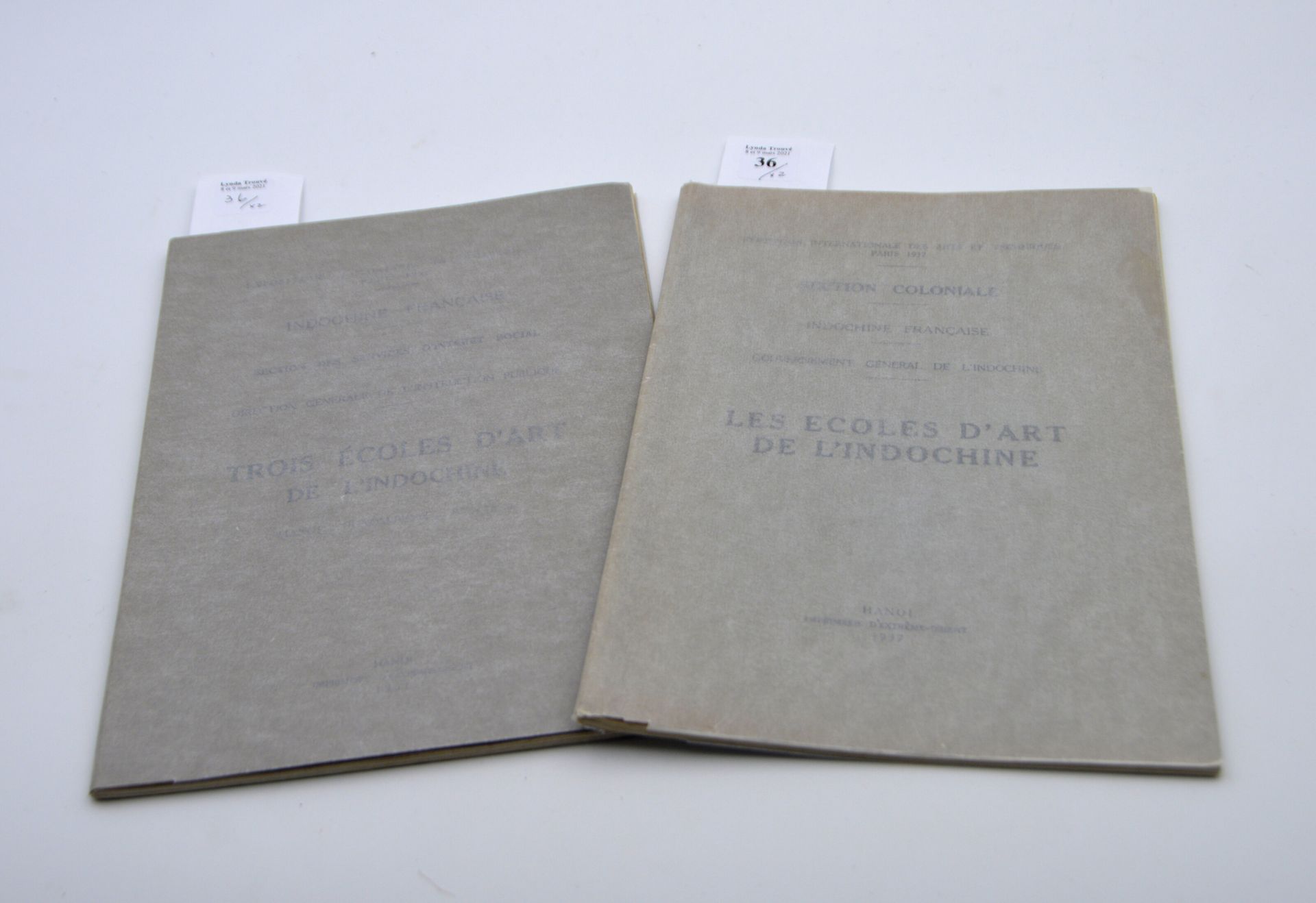 Null 1931

Deux brochures sur les écoles d'Art en Indochine éditées par le Gouve&hellip;
