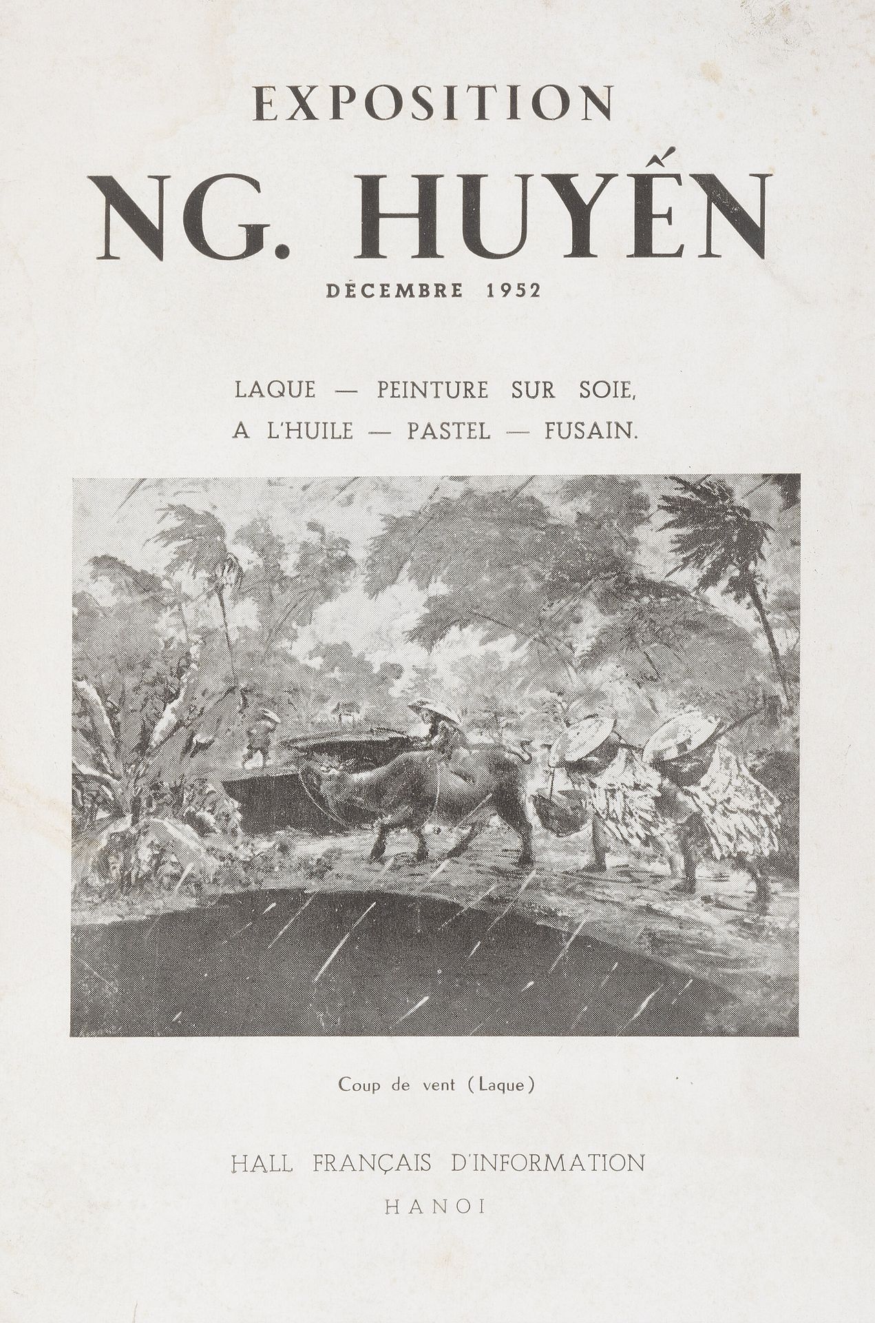 Null 1952

Catalogue d'exposition Nguyen Huyen (Laque, peinture sur soie, huile,&hellip;