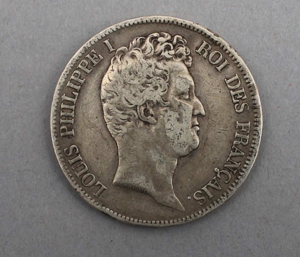 Null Pièce de 5 Francs en argent. Type Louis-Philippe Ier, roi des Français, têt&hellip;