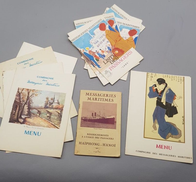 Null 1965-1969

Messageries maritimes. 6 Hefte mit Passagierlisten an Bord der P&hellip;