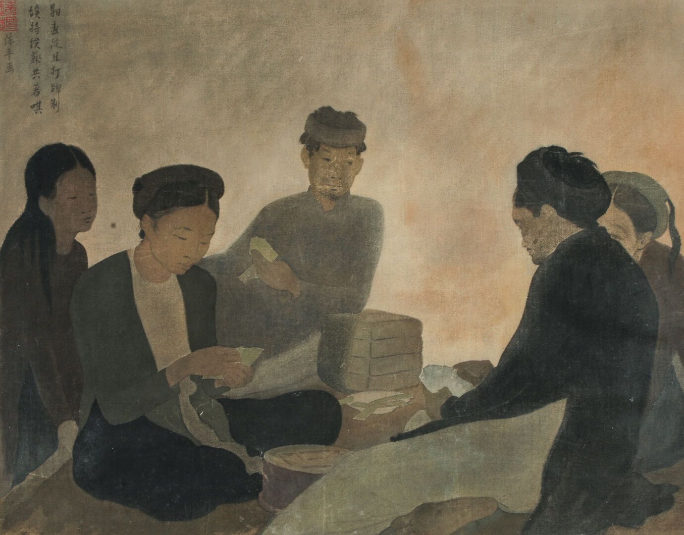 Null 
THANG TRAN PHENH (1895-1973).

Escuela de Bellas Artes de Indochina,

Clas&hellip;